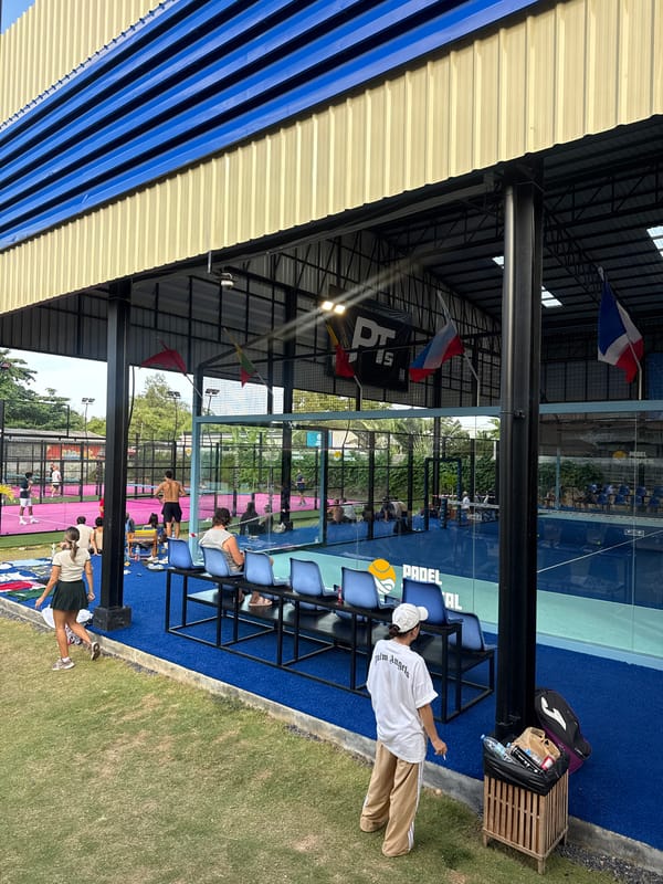Morning padel sessions at Padel Tropical, Ko Samui