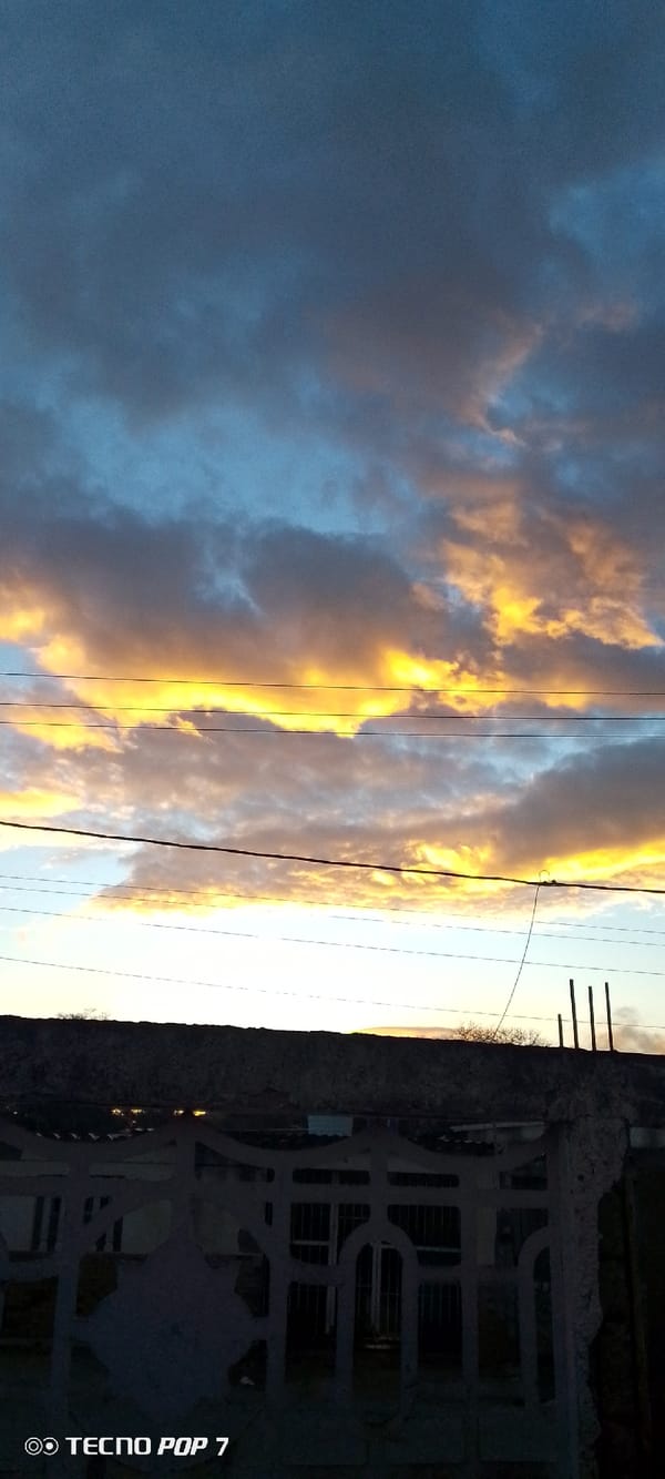 Sunset sequence captured over Altagracia, Venezuela cityscape