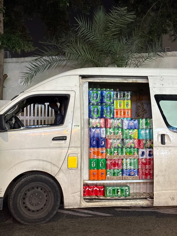 Evening street life captured across Dubai dining district