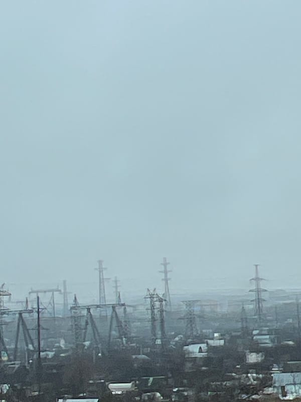Overcast skies observed over Chaikovsky, Russia infrastructure