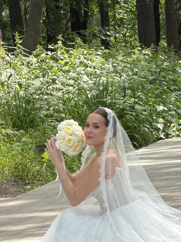 Wedding day in a Chaikovsky birch forest, June 2026