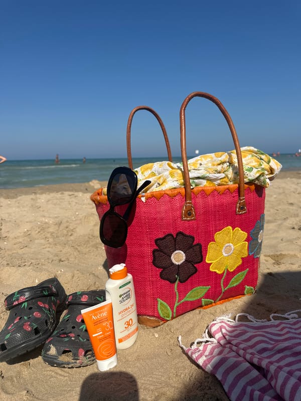 Slow beach afternoon in Pineto, Italy
