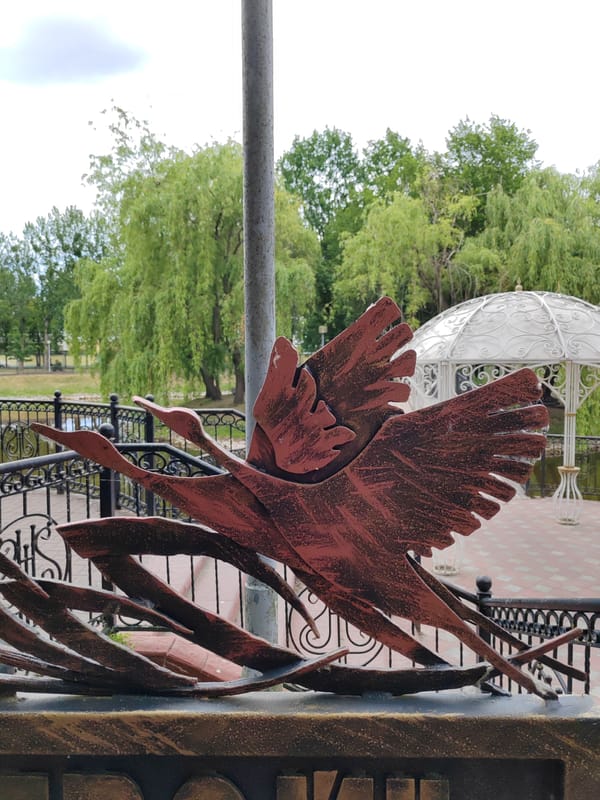 Afternoon park visit documented in Brest, Belarus