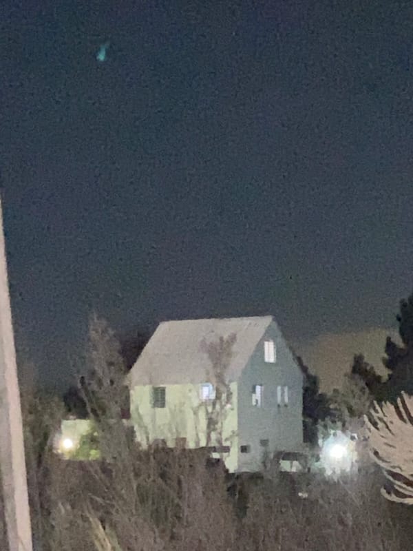 Nighttime building observation recorded in Puerto Ibicuy, Argentina