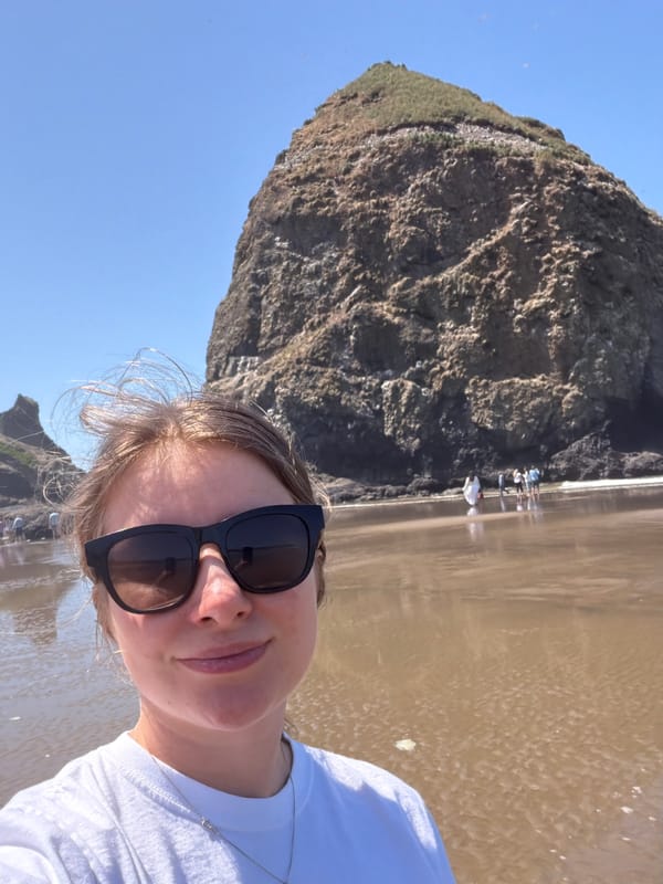 Summer solstice evening at Cannon Beach, Oregon