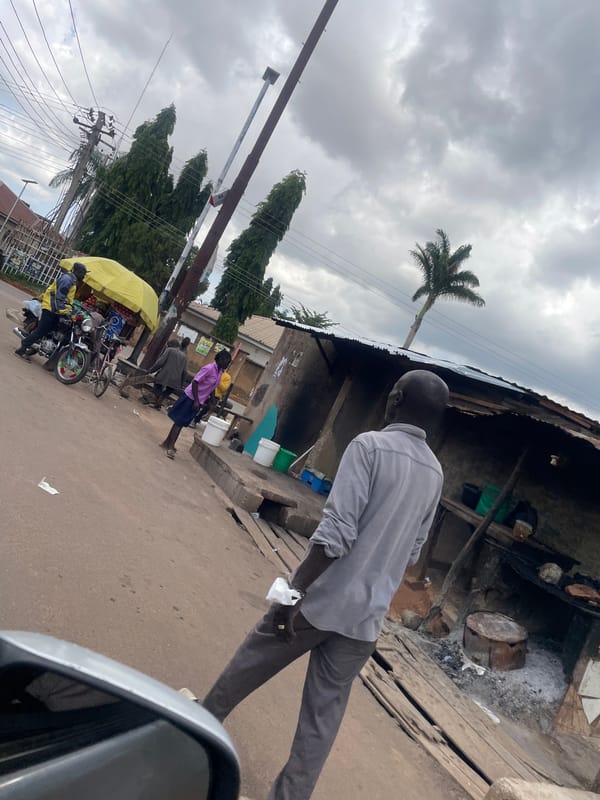 Street-level moments in Gura Top, Nigeria