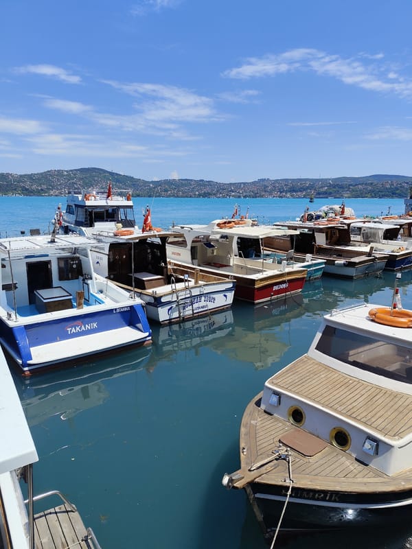 Sunny morning scenes documented across Sarıyer district, Istanbul