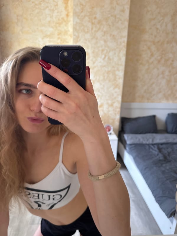 Woman documents daily life through selfies and casual moments