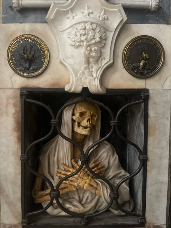 Tourist documents afternoon walking tour of Rome's historic churches