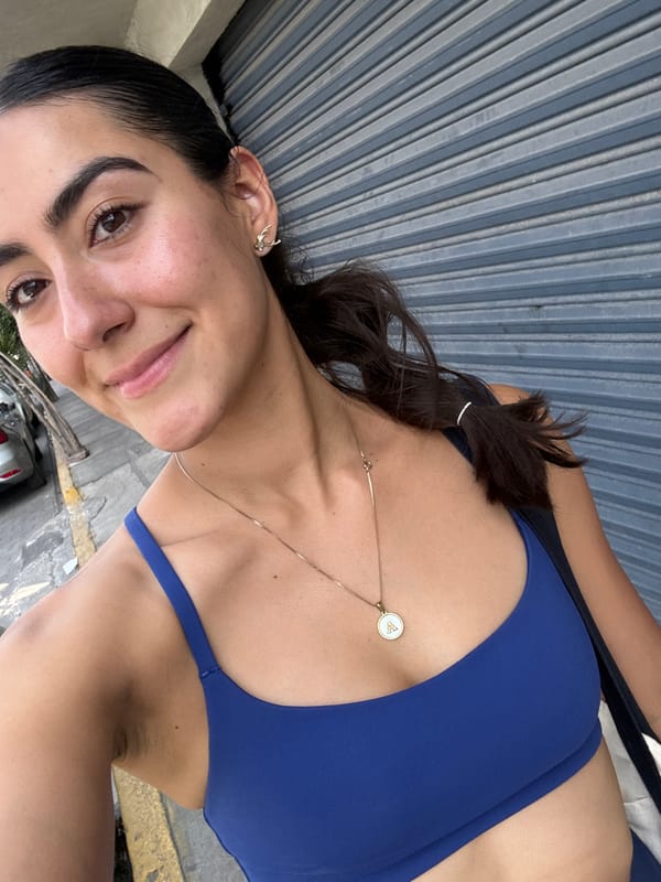 Woman poses for photo in San Andrés Cholula