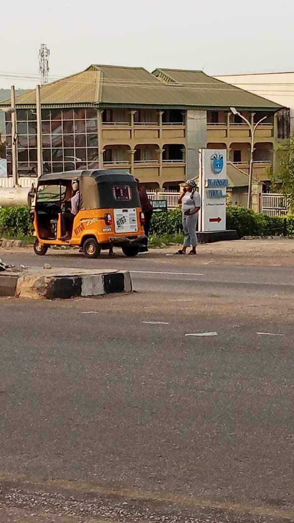 Morning street life documented in Adankolo, Nigeria