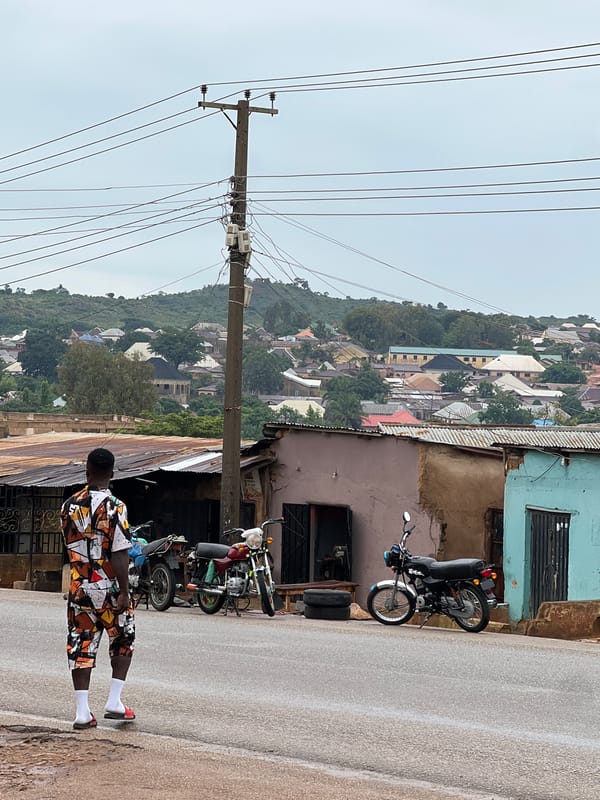 Daily life documented across Jos, Nigeria during rainy morning