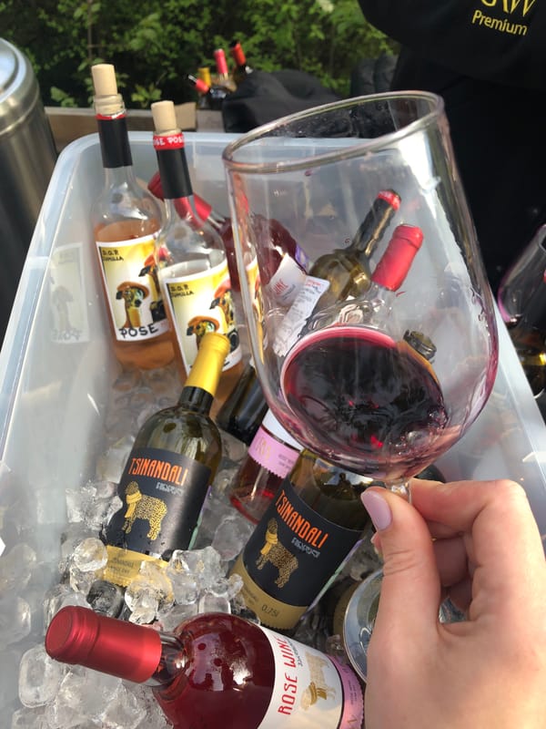 Outdoor wine tasting event draws crowds in Krasnoyarsk