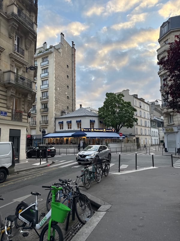 Paris street scenes captured by witnesses near Creole restaurant