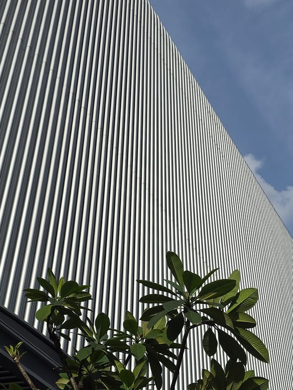 Morning street-level life along KL's monorail corridor