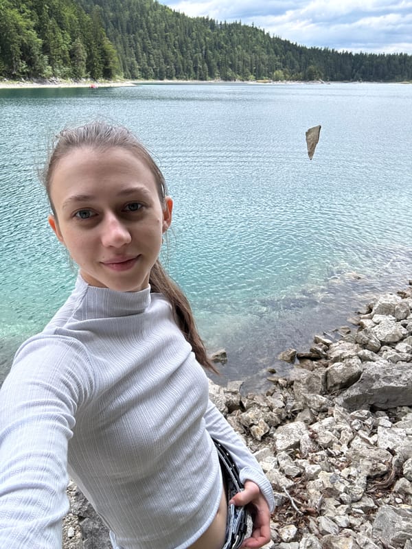 Lazy summer morning at Eibsee, Grainau