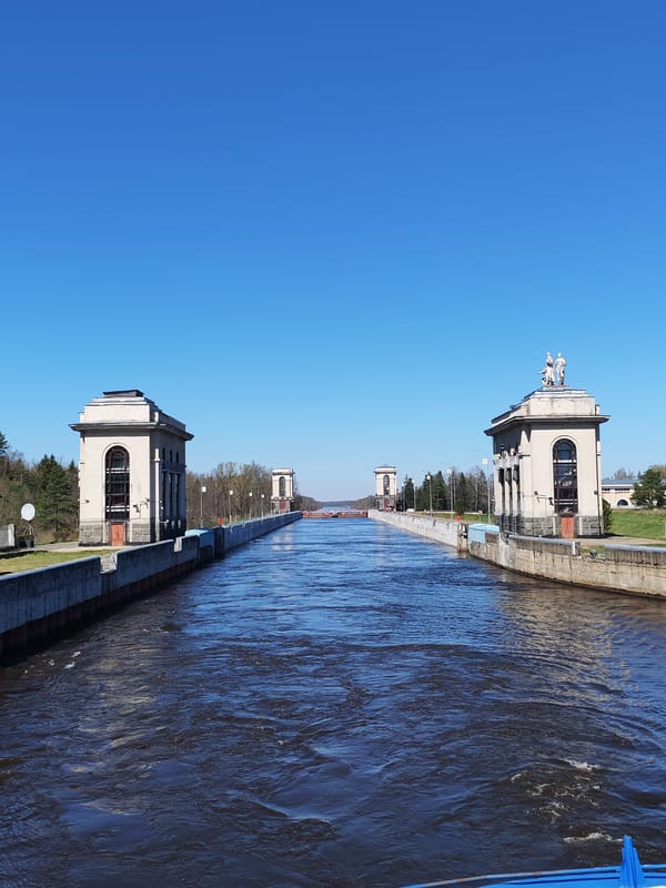 Volga-Don Canal Lock No. 14 documented in Tempy, Russia
