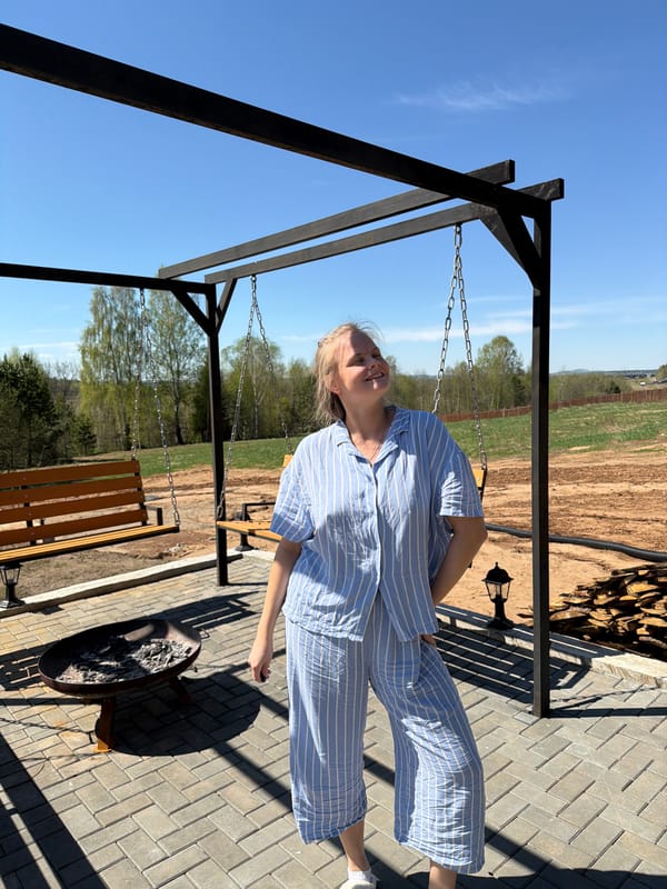 Morning activities documented at rural home in Kamennoye, Russia