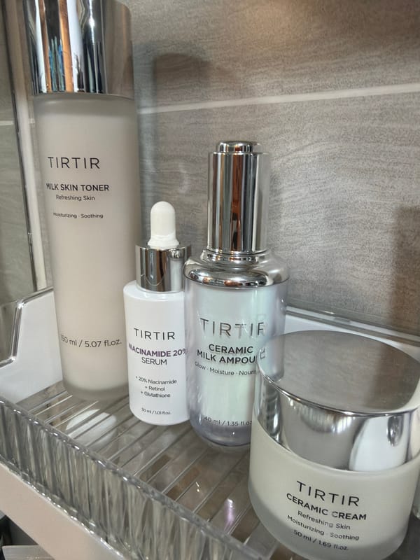 Bangkok resident organizes bathroom toiletries and skincare products