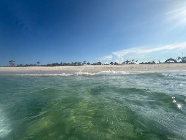 Calm beach morning in Cam Ranh, Vietnam
