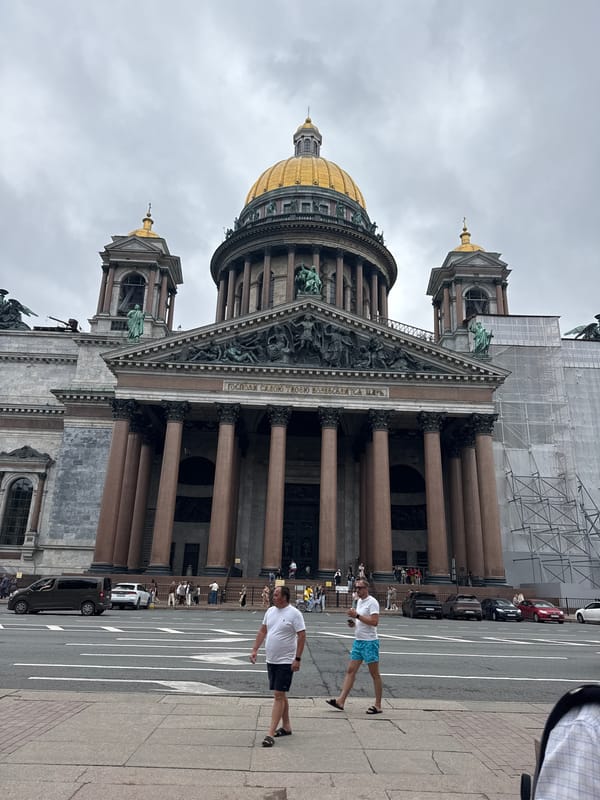 Saint Isaac's Cathedral and the streets around it, Saint Petersburg