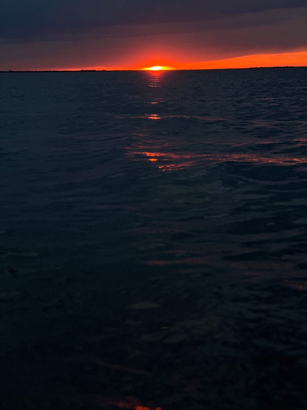 Dramatic sunset documented over Lake Burabay in Kokshetau, Kazakhstan