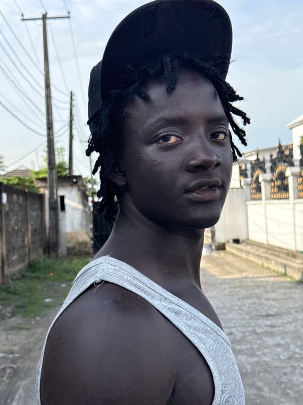 Street scenes captured in Ado, Nigeria during afternoon hours
