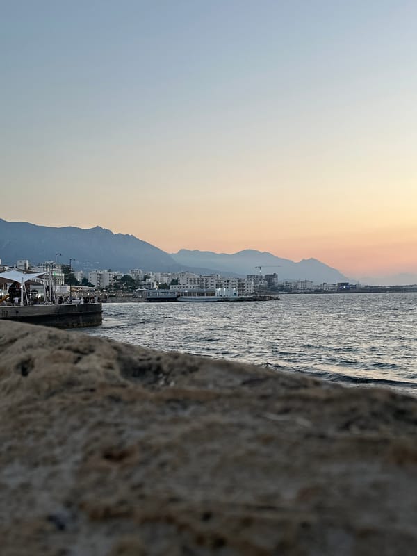 Sunset over Kyrenia Harbor, Northern Cyprus