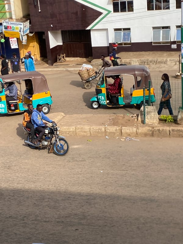 Morning street life documented across Bukuru, Nigeria commercial district