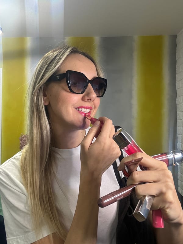 Woman documents social media challenge with Shiba Inu in Latvia