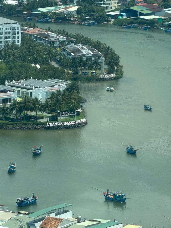 Early morning documentation session captures sketches, aerial views in Vietnam