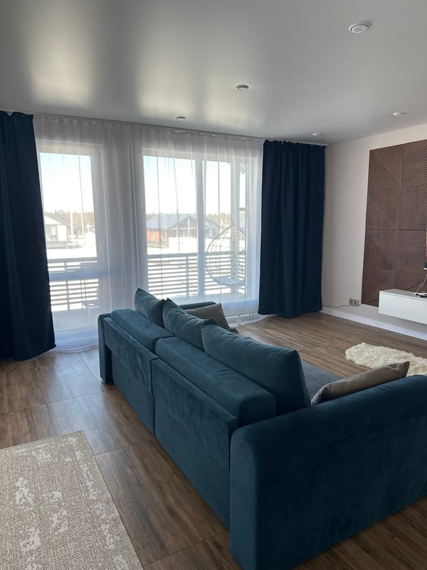 Living room interior documented in Sepych, Russia
