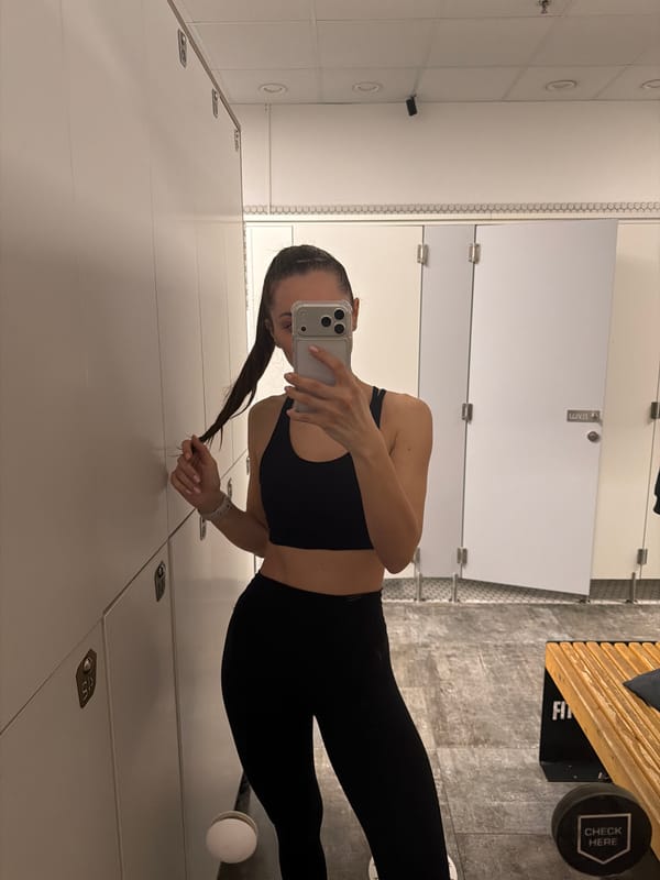 Gym selfie and walkway moments captured in Varna