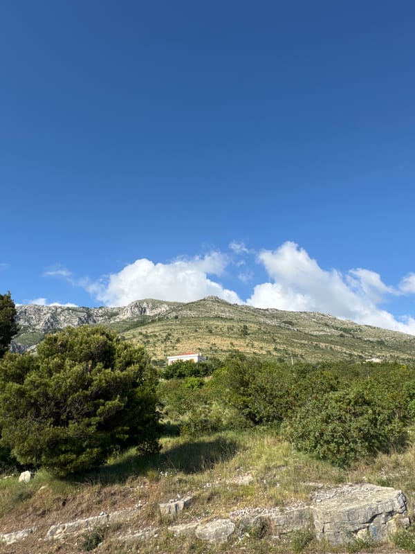 Witness documents scenic Montenegro coastline and mountain views