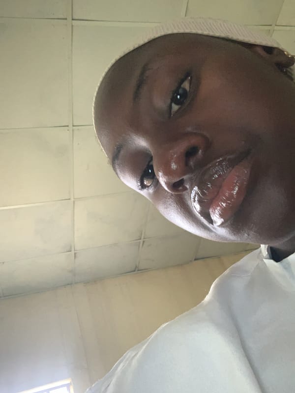 Medical students attend class in Keffi, Nigeria