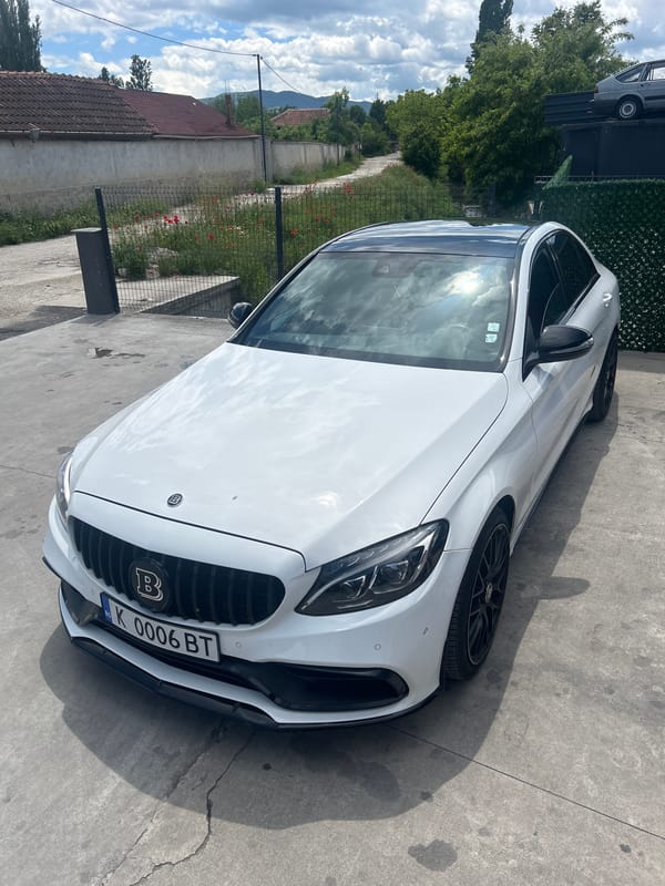 White Brabus car spotted parked in Kardzhali, Bulgaria