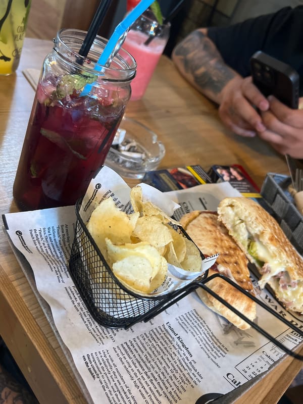 Afternoon cafe dining experience documented in Stara Zagora, Bulgaria