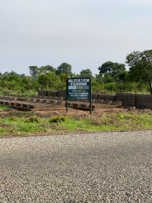 Driver visits memorial site for 2018 attack victims in Nigeria