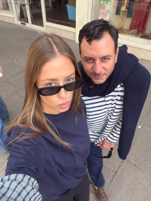 Couple Takes Selfie in London