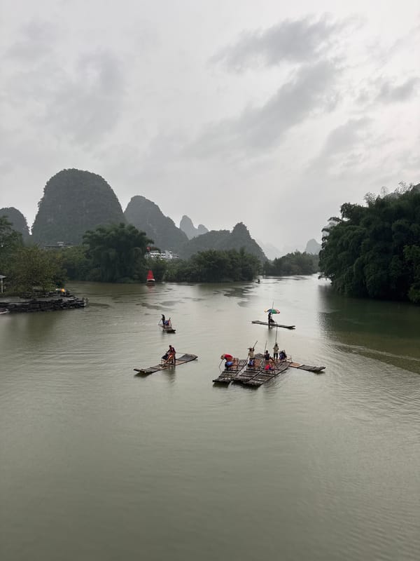 Rain and flooding disrupt daily life in Guilin tourist areas