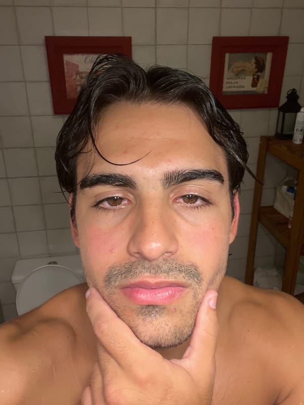 Man Takes Multiple Bathroom Selfies in Early Morning Hours