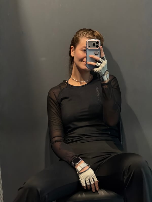 Morning moments captured across Kazan: selfie, building, gym equipment