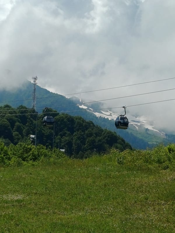 Rosa Khutor resort in full summer, Estosadok