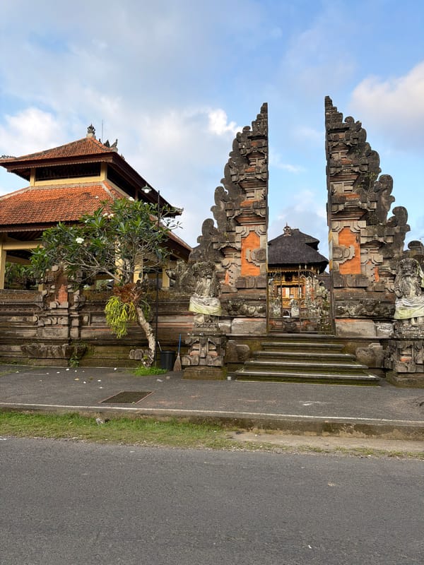 A morning moving through Bali's rice fields and temple roads