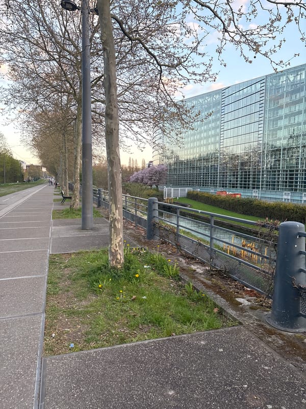 European Parliament building documented by witnesses in Strasbourg