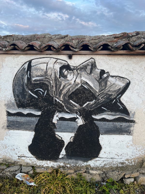 Street art collection documented in Bulgarian village