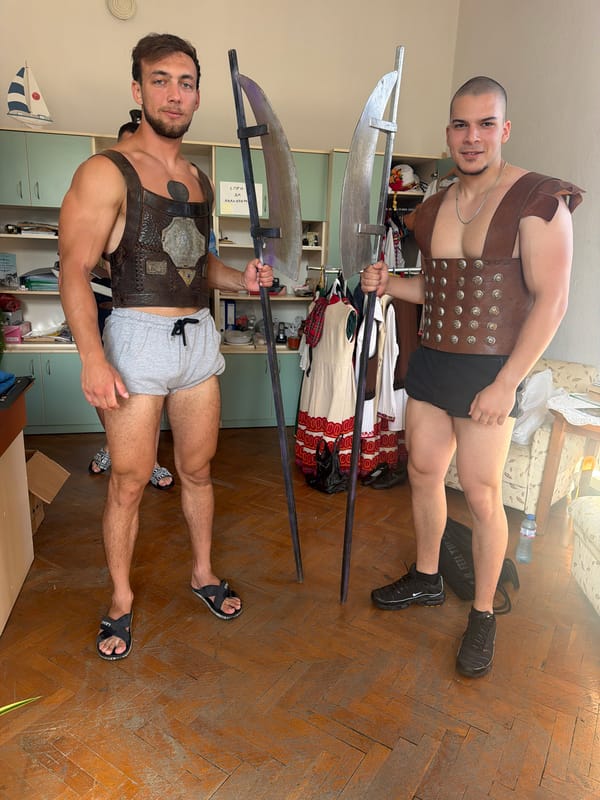 Selfies and gladiator costumes in Tsarevo, Bulgaria