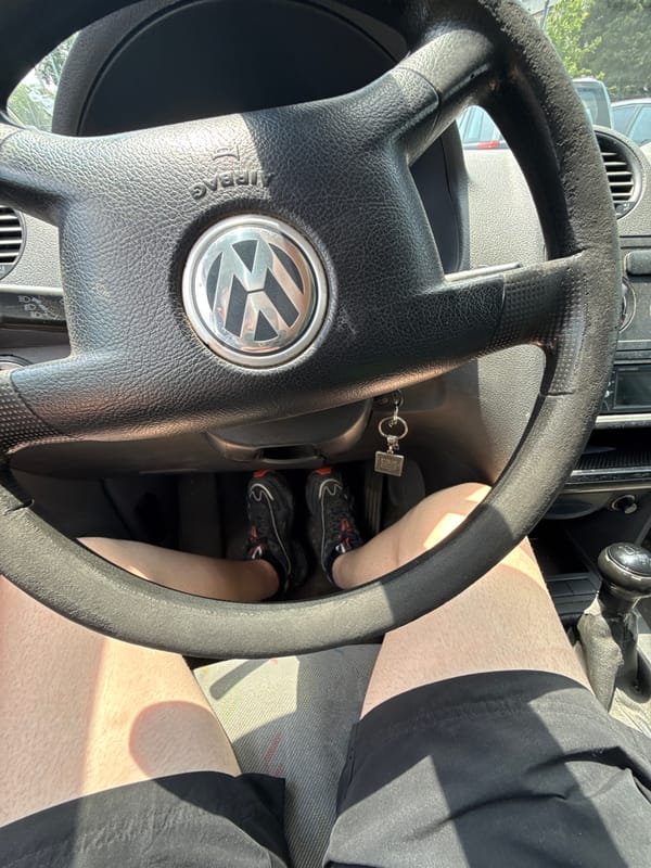 Driver documents brief parking moment in Stara Zagora, Bulgaria