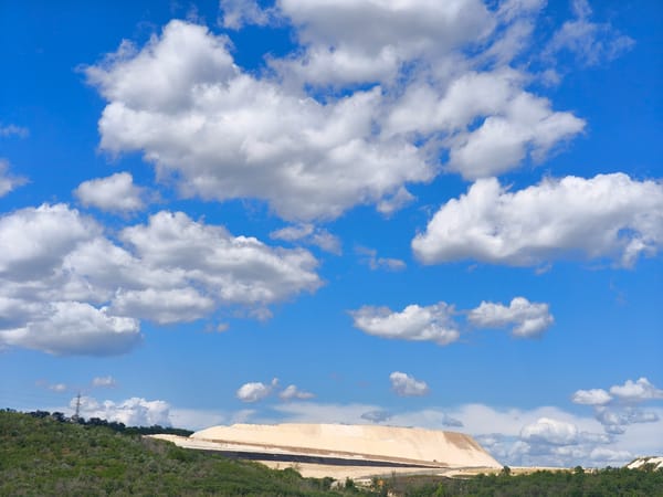 Industrial Complex Observed from Multiple Perspectives During Clear Weather