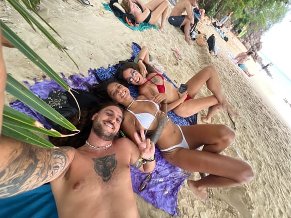 Beach gathering documented in Baan Sri Thanu, Thailand